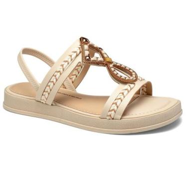 Imagem de Sandália Dakota Y7971 Flatform Feminino , 35, Tule, Bronze, Tule