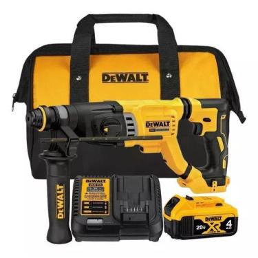 Imagem de Martelete Rompedor Dewalt A Bateria 20v 4ah Dch263 C/ Bolsa