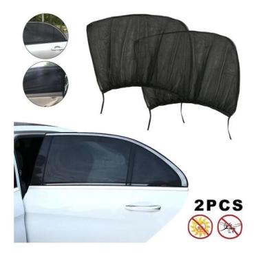 Imagem de Kit C/ 2 Cortina Protetor Solar Blackout Dupla Camada Bebê - Infantil 