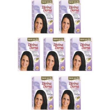 Imagem de Hene em Po Divina Dama 07x50gr Jaborandi ( Cores: Incolor, Chocolate, 