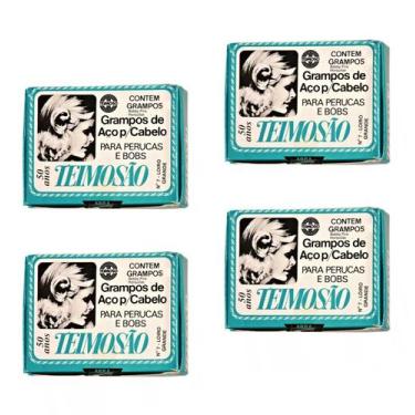 Imagem de Grampo Teimoso N7 Loiro Caixa C/100un Kit 03 Caixas Grandes Incolor, 0