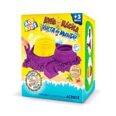 Imagem de Brinquedo Areia Mágica Volta Ao Mundo Coliseu 400g Art Kids - Acrilex
