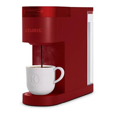 Imagem de Keurig® K- Slim® Máquina de café para cápsulas de copo K-Cup, tecnologia Multistream™, vermelho escarlate