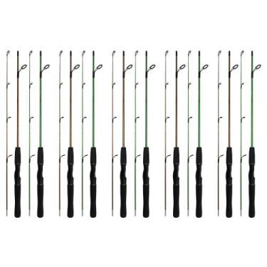 Imagem de Vara De Pesca 1,35m P/ Molinete Suporta 6Kg Kit Atacado 10un - Summer