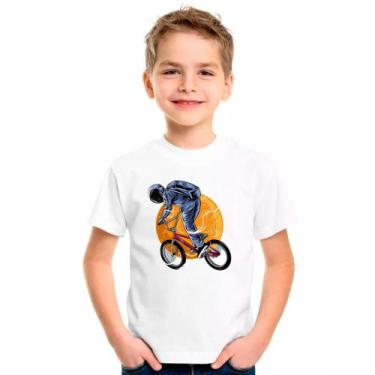 Imagem de Camiseta Infantil Bike Bicicleta Ciclismo 02 - DESIGN CAMISETAS, Branc
