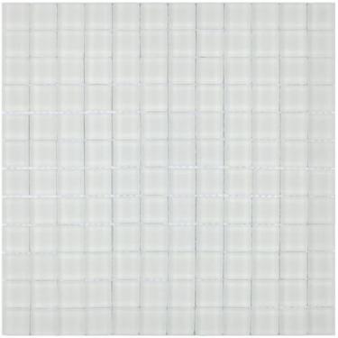 Imagem de PASTILHA DE VIDRO LISA IC10 - ICE GELO LISA 30x30cm - GLASS MOSAIC