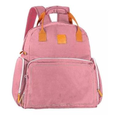 Imagem de Mochila Bolsa Maternidade Bebe Mommy Bag C/ Trocador - Clio, Rosa
