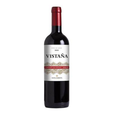Imagem de Vinho Tinto Vistaña Cabernet Sauvignon e Merlot -375ml - SANTA CAROLIN