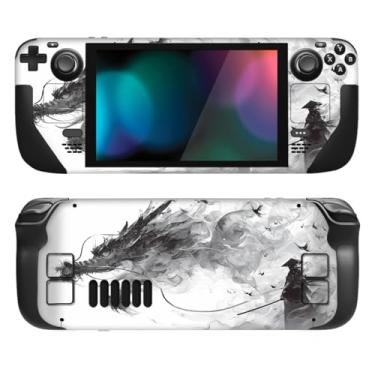 Imagem de PlayVital Conjunto completo de decalque de película protetora para LCD Steam Deck, adesivos personalizados capa de vinil para Steam Deck OLED - Mistborn Dragon