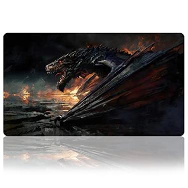 Imagem de sabermaster Playmat yugioh playmat tapetes de mesa tamanho 70X40 cm Mousepad compatível com MTG RPG CCG jogo de cartas colecionáveis tapetes de jogo original Play Mat Art Designs e acessórios (4)
