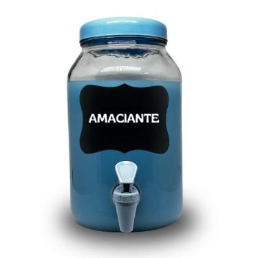 Imagem de 1 Recipiente Para Armazenar Sabão Liquido ou Amaciante Capacidade De 3