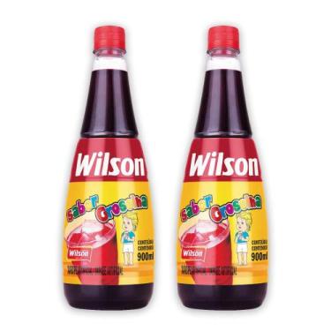 Imagem de 02Un Xarope Artificial Sabor De Groselha 900 Ml Para Bebidas Sobremesa