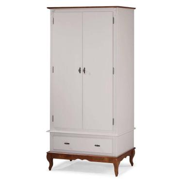 Imagem de Roupeiro 2 Portas 1 Gaveta - M560406 Cor Garapa - Verniz
