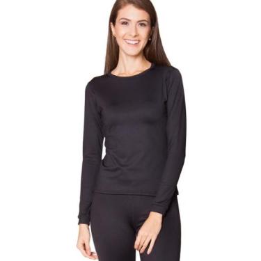 Imagem de Camisa Segunda Pele Proteção Feminina Unissex Inverno Blusa - COWGIRLS