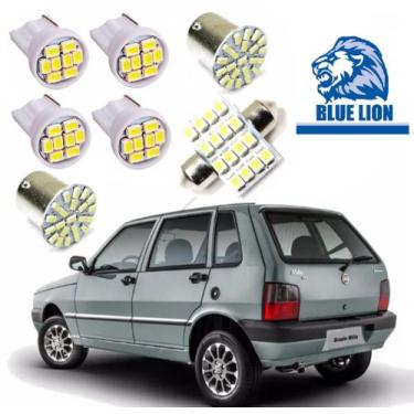 Imagem de Kit Lâmpada Led Fiat Uno Mille Fire Way Alta Qualidade - Blue lion