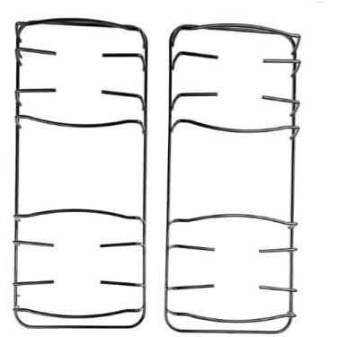 Imagem de Grelha Grade Para Fogão Esmaltec Hawai Caribe Veneza e Ilha bela DOIS PINOS NA MESMA LATERAL