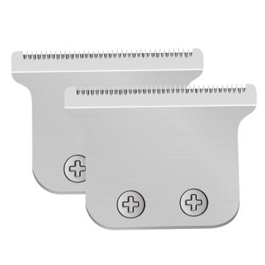 Imagem de Pacote com 2 lâminas profissionais de substituição para aparador de cabelo removíveis compatíveis com Wahl Wahl Detailer, 5 Star Hero, Razor Edger, G-Whiz, Sterling Definitions - Serve para barbeiros