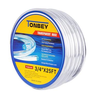 Imagem de 3/10.2 cm ID x 2.5 cm OD-7.6 m Tubo de vinil transparente, tubo de plástico flexível, mangueira de silicone puro de alta temperatura para fabricação caseira, linha de cerveja, Kegerator, vinificação,