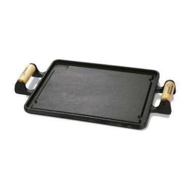 Imagem de Chapa Bifeteira 25x30 cm Ferro Fundido Panela Mineira - Fumil - Panela