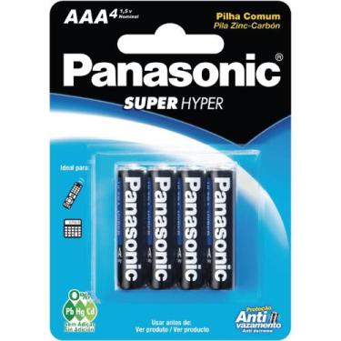 Imagem de Pilha Palito AAA Panasonic - c/4 (caixa com 12 cartelas)