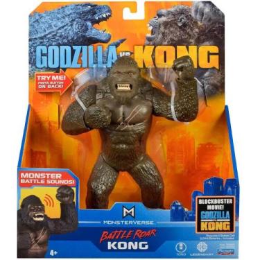 Imagem de Figura de luxo com som godzilla vs kong 17cm sunny, Kong, UN