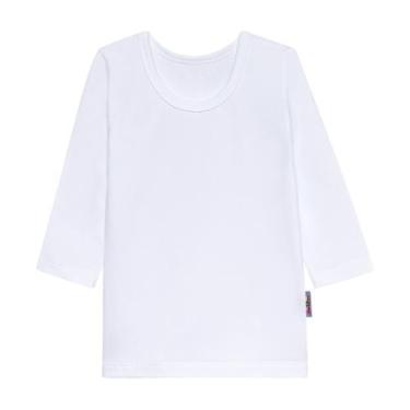 Imagem de Blusa térmica infantil de alta qualidade - EGE BABY, Branco, 4