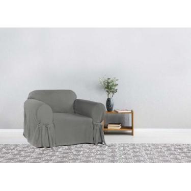Imagem de Capa Protetora para Sofá de 1 lugar em Brim Sarja 100% Algodão Elegant