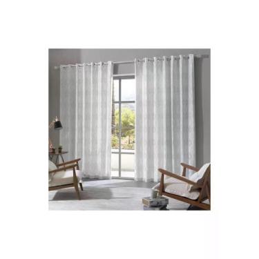 Imagem de Cortina Bella Janela 300x170 cm Rústica Fenícia Etnico Alumínio, ALUMI