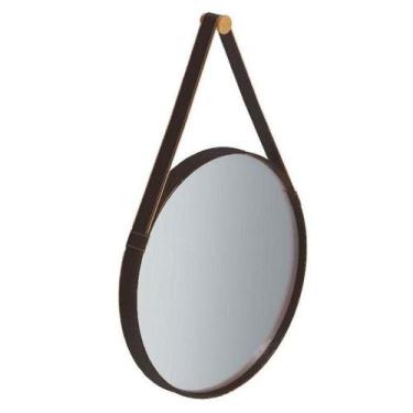 Imagem de Espelho Decorativo Para Sala De Estar Aqua 60cm Preto - Imcal - IMCAL 