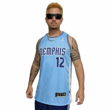 Imagem de Regata Basquete Masculina M10 Action Memphis, Celeste, GG