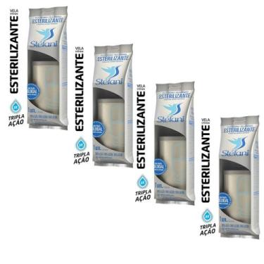 Imagem de Kit 4 Velas Filtro Barro Esterilizante Tripla Ação Stéfani São João - 