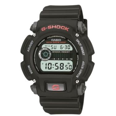 Imagem de Casio Relógio esportivo masculino G-Shock DW9052-1V resistente a choques de resina preta, Multi, One Size, Clássico