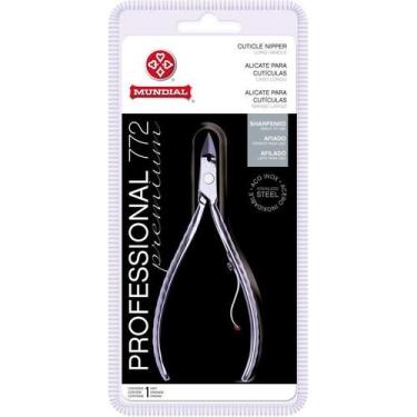 Imagem de Alicate higiene pessoal p/cuticula inox gd cabo longo mundial