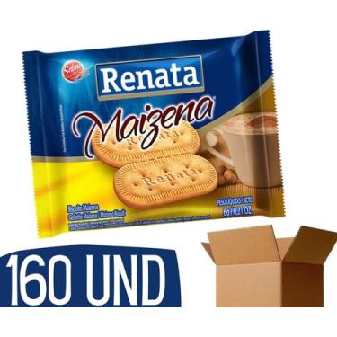 Imagem de Biscoito Maisena Em Sache Individual Renata Maizena - 160 Un