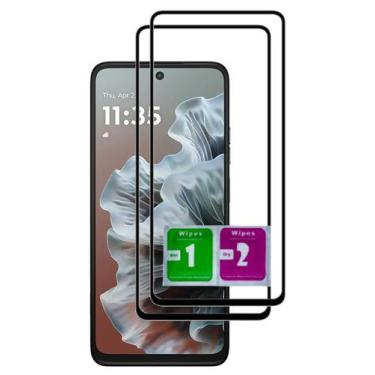 Imagem de 2x Pelicula Vidro 3d Proteção Temperado Para Moto G35 - Mustangshop