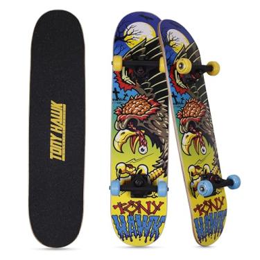 Imagem de Skate Tony Hawk de 78,7 cm, Tony Hawk Signature Series 1, skate Maple Deck de 9 camadas para cruzeiro, escultura, truques e downhill, zumbi