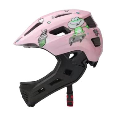 Imagem de Dynwave Capacete de bicicleta infantil Suprimentos Absorvente de choque com capacete de ciclismo leve Capacete de bicicleta para skate Ciclismo Mountain Bike, Rosa