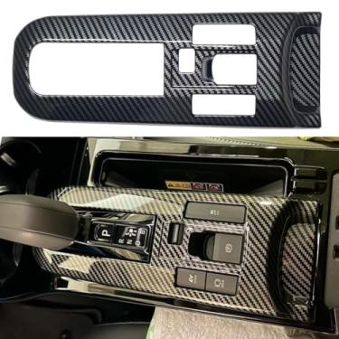Imagem de AOKIO Painel central interno para painel de mudança de marchas acabamento decorativo para acessórios Toyota Prius 2023 2024 2025 (estilo fibra de carbono)