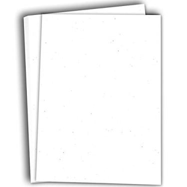 Imagem de Hamilco Papel colorido para scrapbook 21,6 cm x 28 cm colorido cartolina papel salpicado branco mix pacote com 50