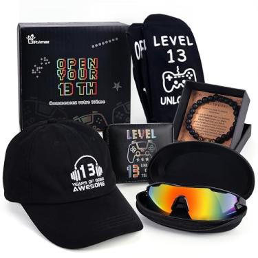 Imagem de GiftAmaz Presentes para meninos de 13 anos, decorações de feliz aniversário de 13 anos para meninos, ideias de presente de aniversário mais legais, presentes de adolescente, presente legal para