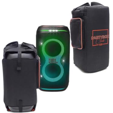 Imagem de Capa Case P/Caixa De Som Jbl Partybox Club 120 Acolchoada Triboshop - Anti Impactos, Acolchoada, Resistente a agua Reforçada Premium