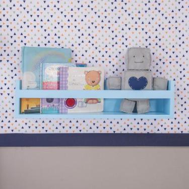 Imagem de Prateleira quadrada para livros em Mdf - Várias Cores - Era uma vez ba