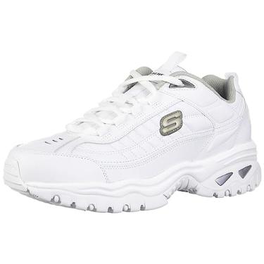 Imagem de Skechers Tênis masculino Energy Afterburn, Branco, 8 Wide