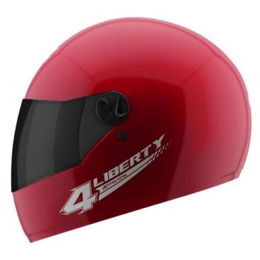 Imagem de Capacete Moto Fechado Liberty 4 Solid Pro Tork Viseira Fumê Feminino M