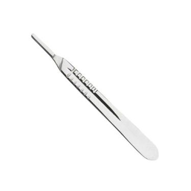 Imagem de Cabo para Bisturi Aço Inox Cirúrgico 14 cm Nº 4 PG024.003.009 6B