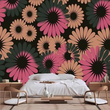 Imagem de Lcythiazole Papel de parede geométrico de tamanho personalizável - mural geométrico artístico, adesivo removível e adesivo, para sala de estar, quarto, quarto infantil