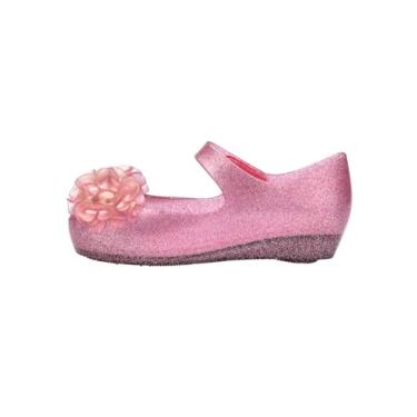 Imagem de mini melissa Sapatilha feminina Ultragirl Springtime Ballet, Glitter rosa, 18