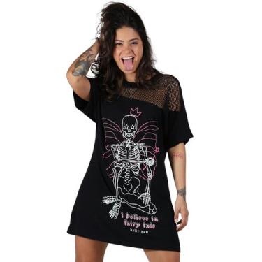 Imagem de Vestido caveira fada - Deliriyou, P, Preto