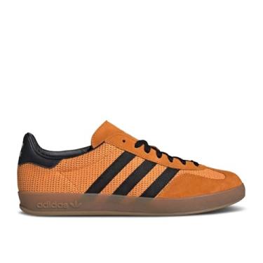 Imagem de adidas Tênis masculino Gazelle Indoor, Equipamento Laranja/Core Black/Gum, 40