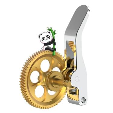 Imagem de BIQU Panda Claw Upgraded Extruder Brass Gear Compatível Com Impressoras 3D Bambu-Lab A1/A1 Mini, Revestimento Rnc Nano Dourado Aço Ferramenta Endurecido Extruder Gear